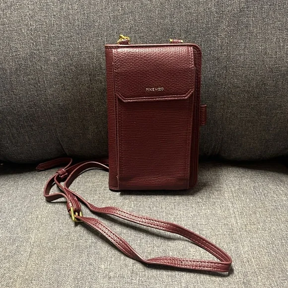 Pixie Mood Rae Phone Crossbody in Wine